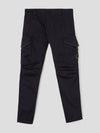 Lens Wappen Garment Dye Utility Cargo Track Pants Navy - CP COMPANY - BALAAN 2