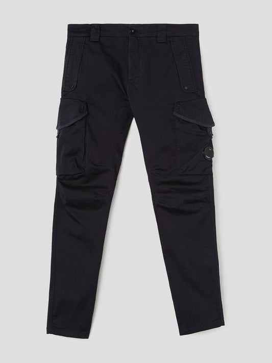 Lens Wappen Garment Dye Utility Cargo Pants Navy - CP COMPANY - BALAAN 2