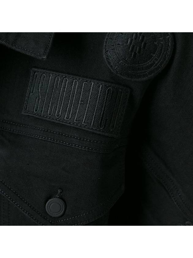 Saba patch denim jacket - MARCELO BURLON - BALAAN 4