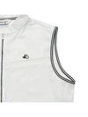 Punching Mix Full Open Jersey Vest 9803GZVNWHITE - BLACK&WHITE - BALAAN 3