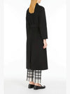 Paolore Virgin Wool Single Coat Black - MAX MARA - BALAAN 5