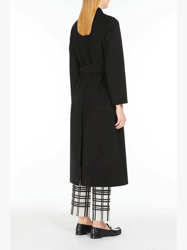 Paolore Virgin Wool Single Coat Black - MAX MARA - BALAAN 5