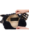 Shearling Hobo Cross Bag Black - MARNI - BALAAN 7