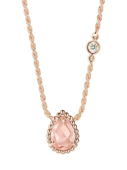 Serpent Boh me Pendant XS Motif Necklace Pink Gold - BOUCHERON - BALAAN 1