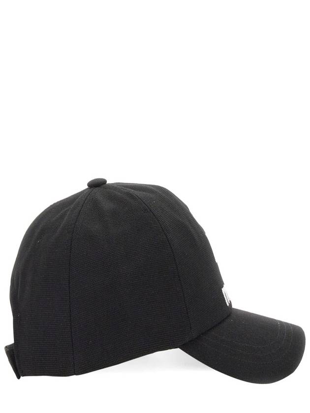 Tyron Logo Cotton Ball Cap Black - ISABEL MARANT - BALAAN 5