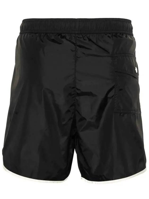 Logo Patch Swim Shorts Black - MONCLER - BALAAN 4