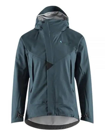 Women's Ashinya Waterproof Zip-Up Hoodie Midnight Blue - KLATTERMUSEN - BALAAN 1