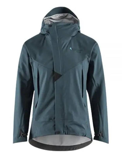 Women's Ashinya Waterproof Hooded Zip-Up Jacket Midnight Blue - KLATTERMUSEN - BALAAN 2