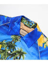 Print Nylon Jacket Blue - GUCCI - BALAAN 4