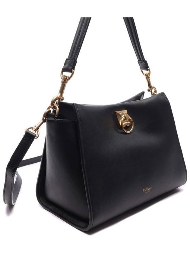 Iris Small Leather Shoulder Bag Black - MULBERRY - BALAAN 4