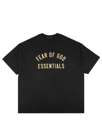 Jersey Crew Neck Short Sleeve T-Shirt Black - FEAR OF GOD - BALAAN 2