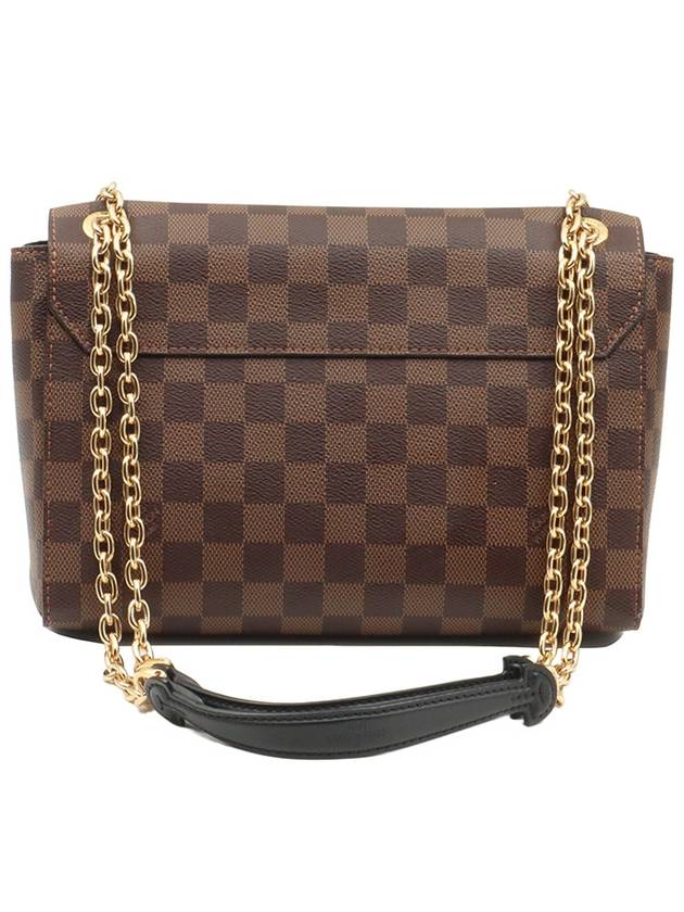 Damier Eben Canvas Black Leather Gold Plated Babin PM Shoulder Bag N40108 - LOUIS VUITTON - BALAAN 2