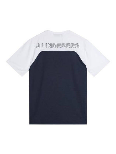 Short sleeve t shirt AMJT07861 6855 Navy JL - J.LINDEBERG - BALAAN 2