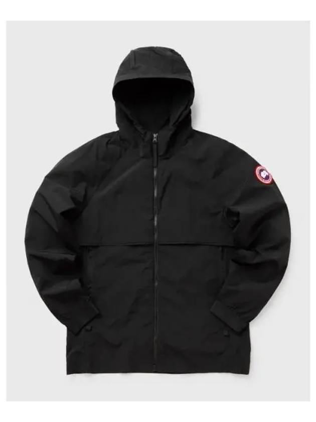 Faber Wind Hooded Jacket Black - CANADA GOOSE - BALAAN 2