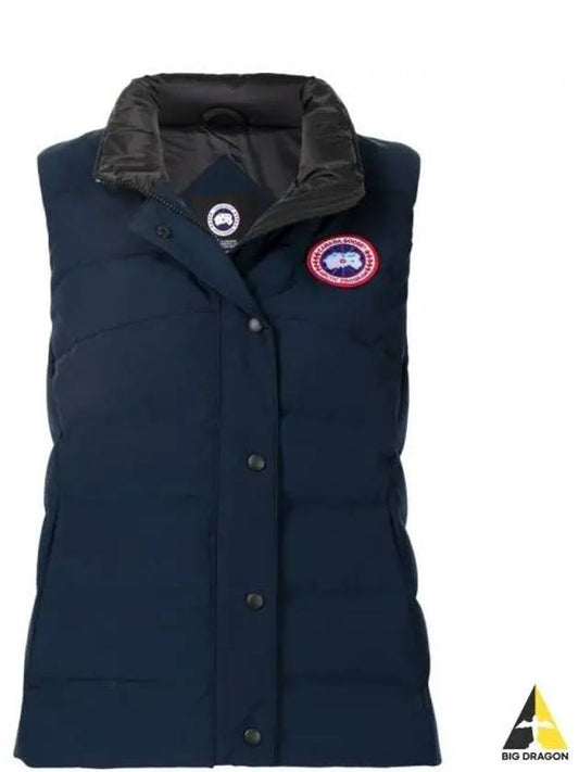 Freestyle Quilted Padding Vest Atlantic Navy - CANADA GOOSE - BALAAN 2