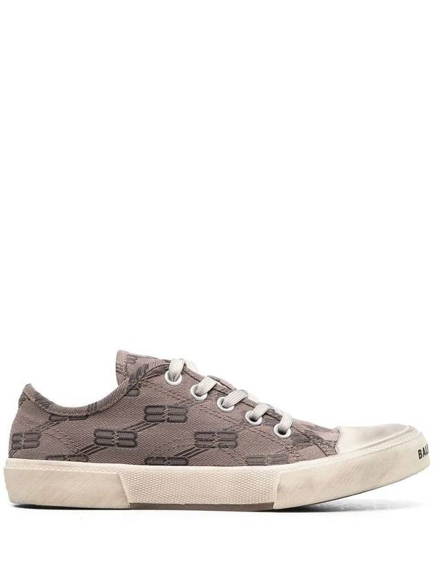 BB Monogram Low-Top Sneakers Grey - BALENCIAGA - BALAAN 5