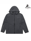 Men s packable sleeve detachable rain jumper 1804GZRA GREY - BLACK&WHITE - BALAAN 1