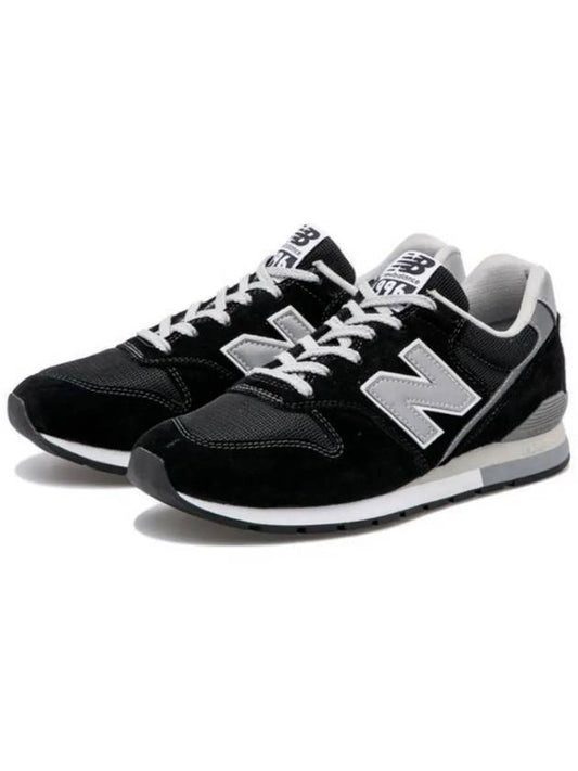 996 Logo Leather Low Top Sneakers Black NBP7ES134B 19 - NEW BALANCE - BALAAN 2