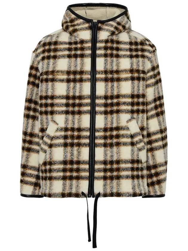 KURTIS Check Hooded Jacket Ekur MA1244 22A011H 23EC - ISABEL MARANT - BALAAN 1