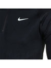 Golf Tour Dri-Fit ADV Half Zip Long Sleeve T-Shirt Black - NIKE - BALAAN 4