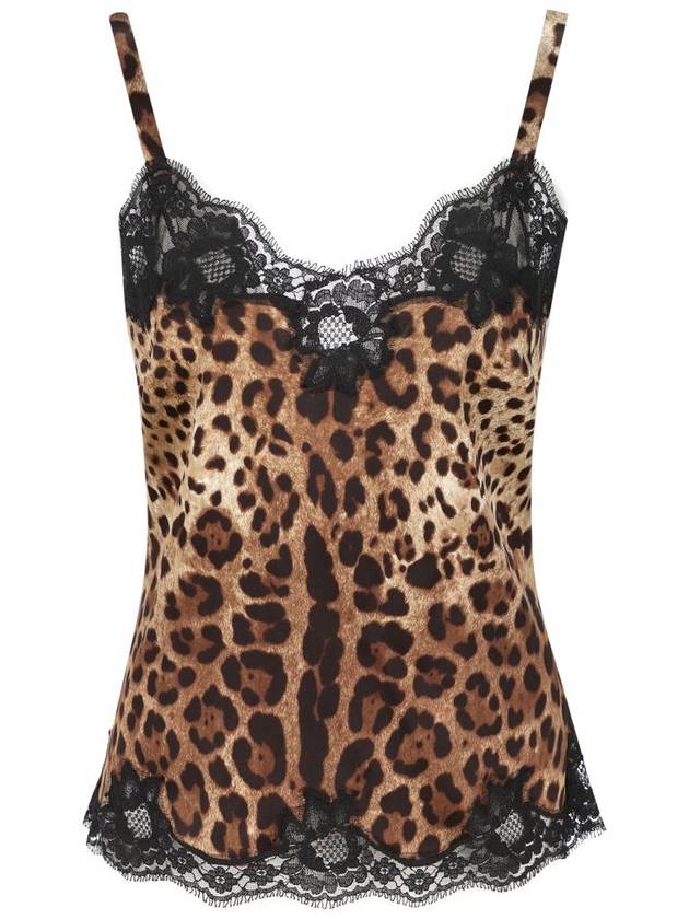 23 fw Leopard Print Silk Top O7A00TONO21HY13M B0710501814 - DOLCE&GABBANA - BALAAN 2