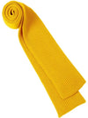 ribbed wool short muffler yellow SHORT SCARF YELLOW - ANDERSEN-ANDERSEN - BALAAN 4