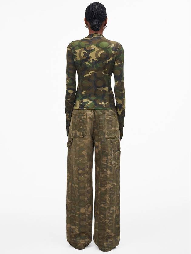 Camo Sheer Longsleeve_Camo Multi (2S4RTP026C13-304) - MARC JACOBS - BALAAN 3