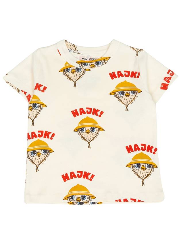 Kids short sleeve t shirt 2422017111 OFFWHITE - MINI RODINI - BALAAN 1