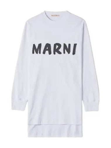 logo t shirt lily white - MARNI - BALAAN 1