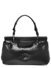 Small Glam Slam Leather Tote Bag Black - MAISON MARGIELA - BALAAN 3