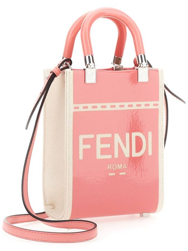 Sunshine Shopper Small Tote Bag Pink - FENDI - BALAAN 4