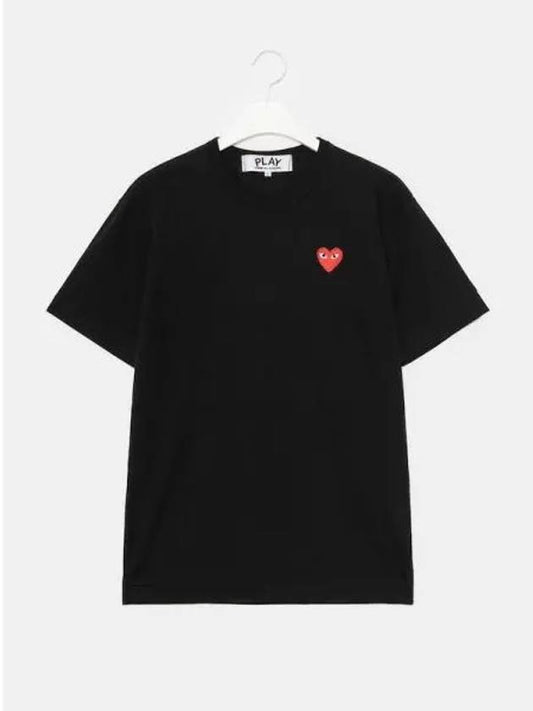 Unisex Red Heart Waffen T shirt Black Domestic Product GM0024050992412 - COMME DES GARCONS PLAY - BALAAN 1