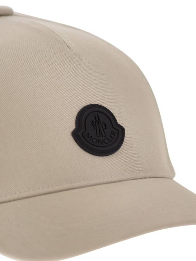 Cotton gabardine baseball cap - MONCLER - BALAAN 4