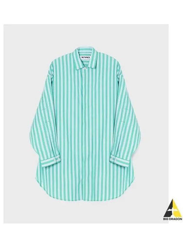 U Mega Overshirt Mint Green OVER SHIRT CLOUD AZURE - SUNNEI - BALAAN 1