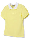 Puff Short Sleeve T-Shirt Women YELLOW - 20THHOLE - BALAAN 2