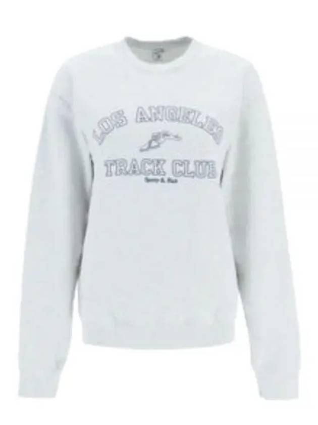 NEW TRACK CLUB HEATHERGRAY CR642 Heather Gray Crew Neck Sweatshirt - SPORTY & RICH - BALAAN 1