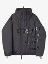 Men's Horseferry Logo Print Hooded Zip-Up Padding Black - BURBERRY - BALAAN 2