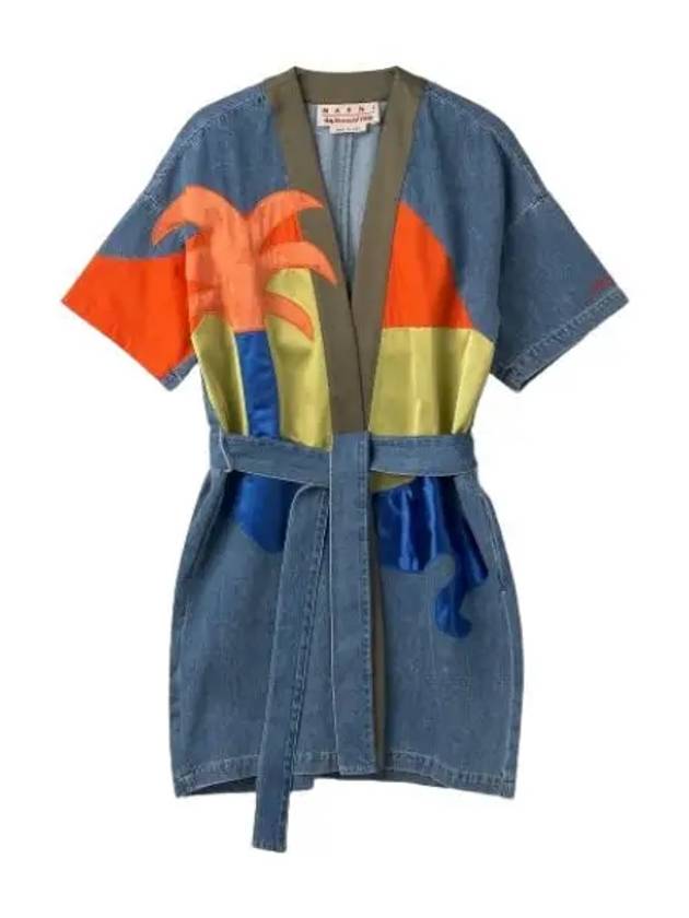 No Baconsie in Blue Chambray Light Coat Irish - MARNI - BALAAN 1