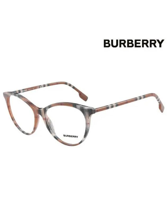 Eyewear Women Check Glasses Brown - BURBERRY - BALAAN 2