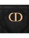 Miss Caro Voyageur Slim Long Wallet Black - DIOR - BALAAN 6