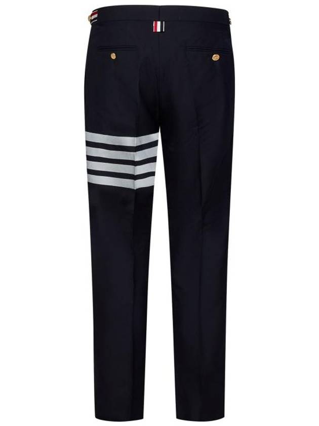 4 Bar Low Rise Slacks Navy - THOM BROWNE - BALAAN 3