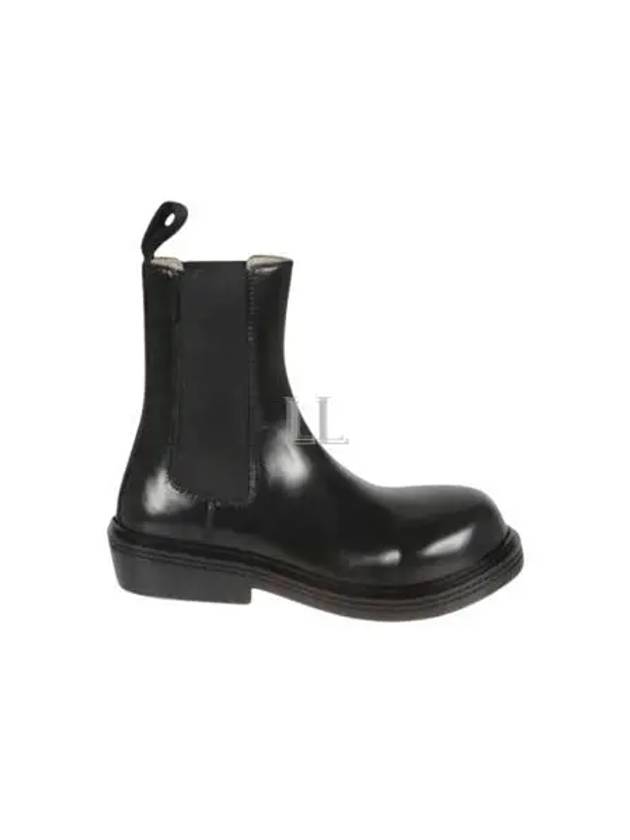 Fireman Chelsea Leather Ankle Boots Black - BOTTEGA VENETA - BALAAN 2