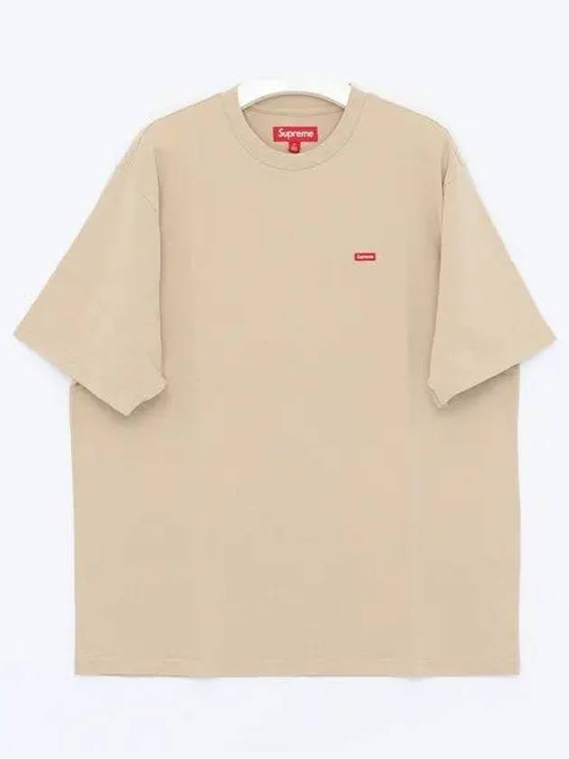 Small box logo short sleeve t shirt SS24KN18 TAN 271222 1039834 - SUPREME - BALAAN 1