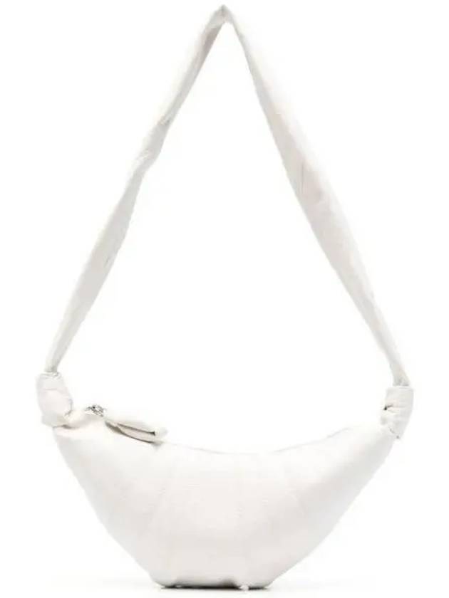 Croissant Small Nappa Leather Cross Bag White - LEMAIRE - BALAAN 2