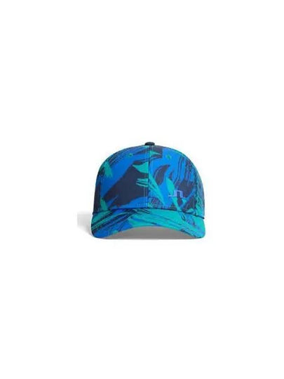 Men's Golf Jim Print Ball Cap Green Blue - J.LINDEBERG - BALAAN 2