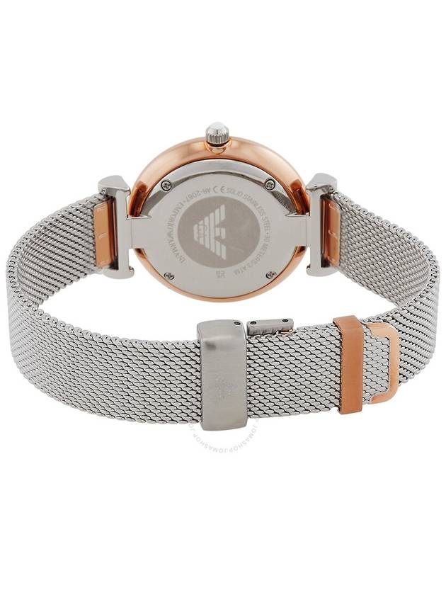 Armani Exchange Gianni T-Bar Retro Quartz White Mother of Pearl Dial Ladies Watch AR2067 - ARMANI EXCHANGE - BALAAN 3