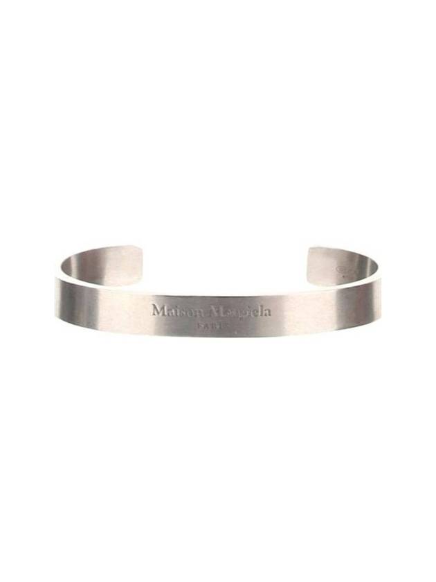 Ingraving Logo Cuff Bracelet Silver - MAISON MARGIELA - BALAAN 1