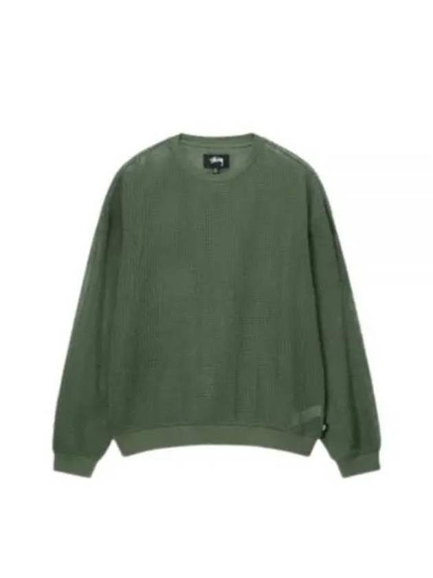 Long sleeve t shirt 1140295 OLIVE - STUSSY - BALAAN 1