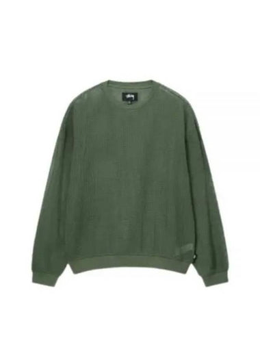 Long sleeve t shirt 1140295 OLIVE - STUSSY - BALAAN 1