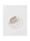 Patent Leather Mini Pouch Ivory Boutique - PRADA - BALAAN 1